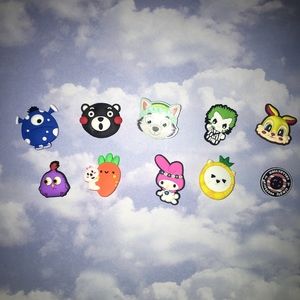 Cute Animal 10 Piece Shoe Charms - Decorations - Shoe Accessories